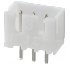 3 Pins JST XH-2.54 Male connector Straight 180°