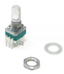 10K OHM Linear Taper Potentiometer D Shaft PCB 9mm