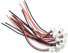 2 Pins JST XH-2.00 Female connector with Wire Cable AWG26 Length 30cm