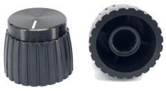 Marshall Black Body Black Top Knob Shaft Diameter 6.00mm Split Shaft