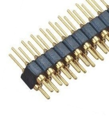 2x40 Pin Male 2.54mm Double Row Pin Header Break away Round Pin Gold Plated