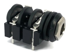6.35mm 1/4" Mono Insulated Switched Socket Jack PCB