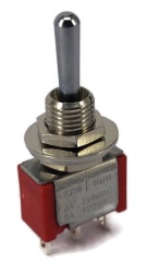 Mini Toggle Switch 1M Series SPDT Momentary (ON)-Off-(ON)