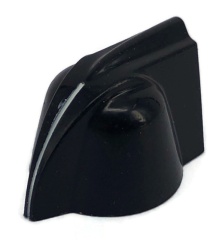 Chicken Head Black Knob 23x14mm
