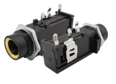 6.35mm 1/4" Mono Female Socket Connector
