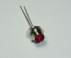 3mm Bezel LED Holder Chrome Metal