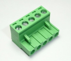 4 Pin Female Plug-In Type Vertical Terminal Block 5.08mm 5ESDV