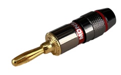 4mm Banana Plug Gold Plated Red