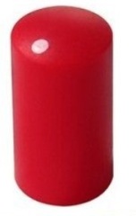 Red Micro Knob 7.6x14mm Shaft 6x18T
