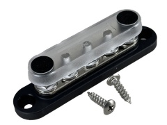 150A Black Busbar Power Block 5 channel M6(1/4") Connector for Car