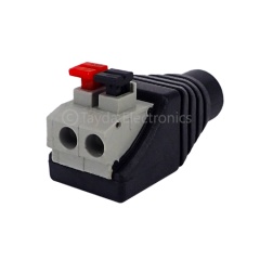 DC Power Female Jack Push Button 2 Pin Terminal 5.5x2.1mm
