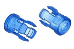 5mm LED Lampshade Protector Blue Plastic Clip