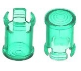 5mm LED Lampshade Protector Green Plastic Clip