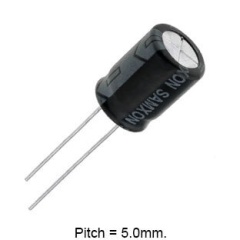 1000uF 10V 105C Radial Electrolytic Capacitor 10x12.5mm