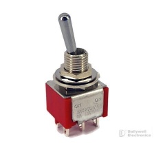 Mini Toggle Switch 1M Series DPDT On-On