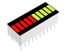 LED Display 10 Segment 2 color Red and Green