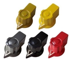 Bakelite Triangle Grey Knob 6.4mm