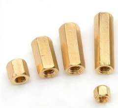 Brass Standoff Spacer Golden Screw Hex Female M3x5mm