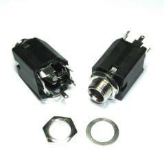 6.35mm 1/4" Stereo Phone Jack