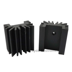 Heat Sink TO-220 14 Fins 25mm Aluminium Black