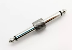  6.35mm 1/4" Male to Male Coupler Adaptor Straight Type