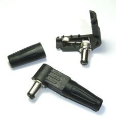 DC Power Plug Right Angle 2.1mm x 5.5mm x 9.5mm