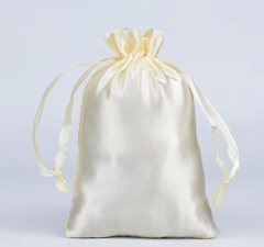 Cream Satin Bag 10cmx15cm