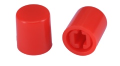 Push Switch Round Caps Red Color KM3.3x3.3-2