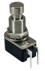 	Stomp / Pedal Switch SPST Soft-Touch PCB Pin 
