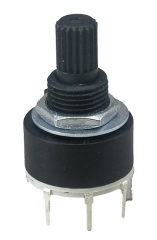 MINI ROTARY SWITCH 2 POLE 4 POSITION 15K