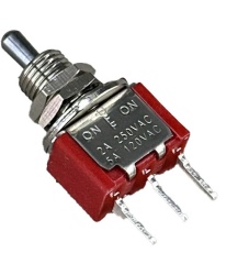 Mini Toggle Switch 1M Series SPDT On-Off-On Short Lever PCB PINS