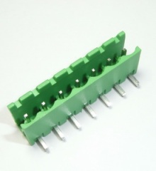 7 Pin Male Plug-In Type Vertical Terminal Block 5.08mm Side Open 5EHDRC