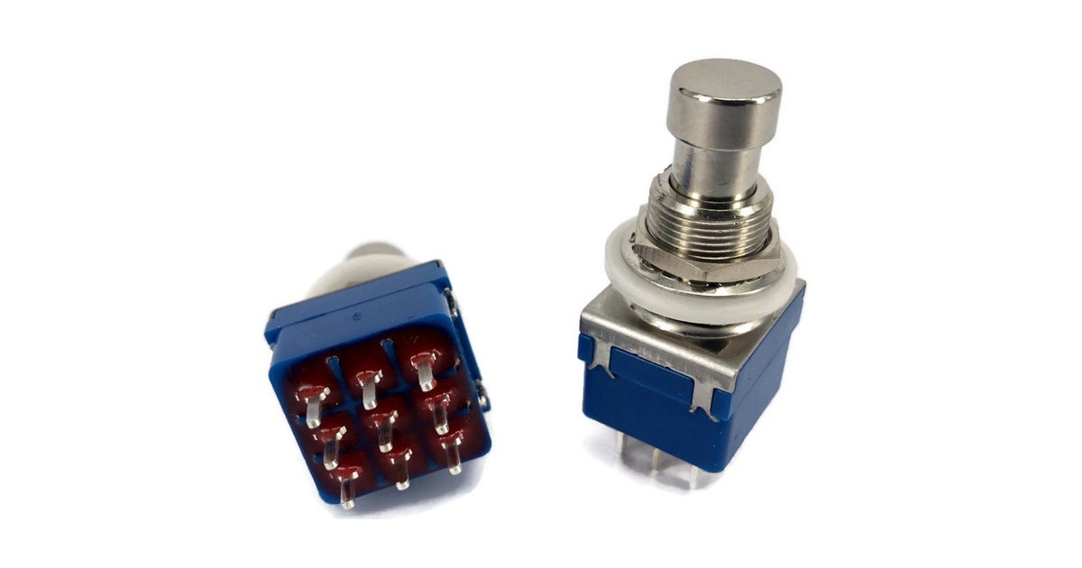 3PDT Stomp Foot / Pedal Switch PCB