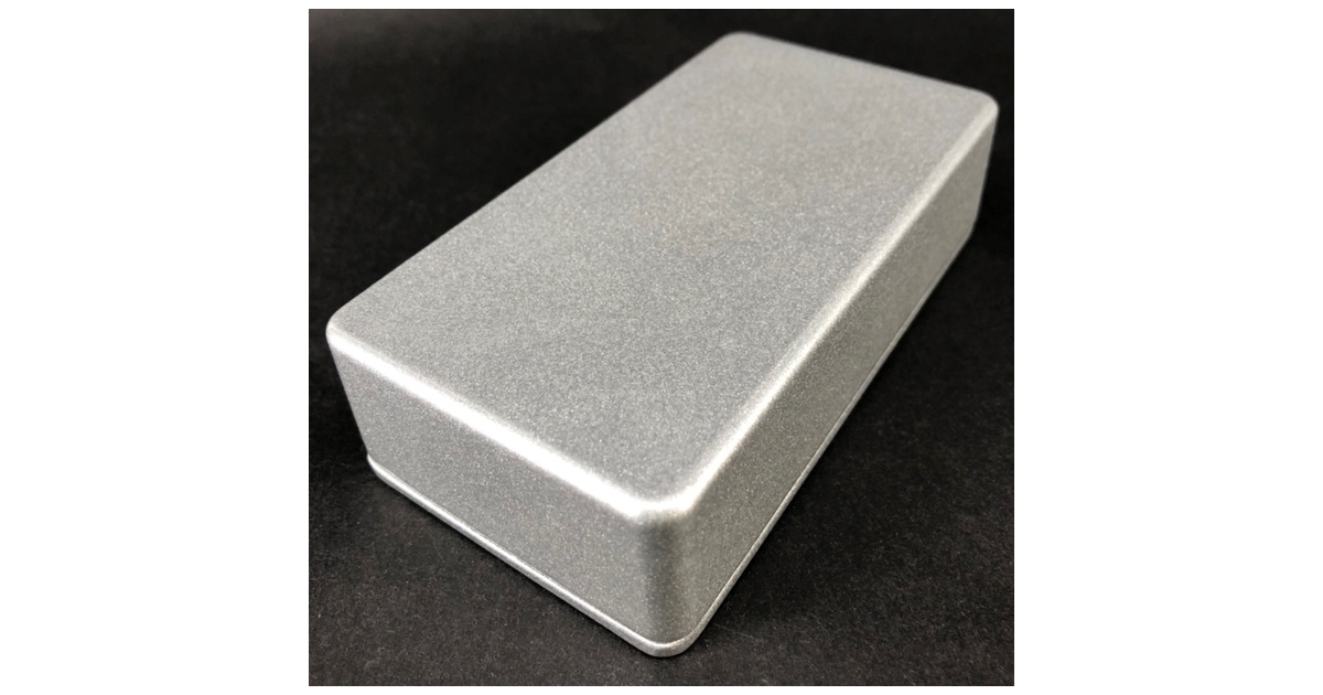 1590B Style Aluminum Diecast Enclosure WINKED SILVER