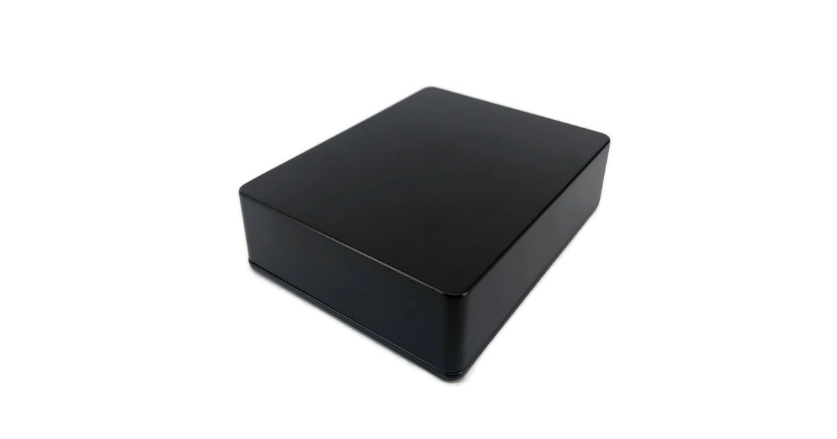 1590BB Style Aluminum Diecast Enclosure Matte Black