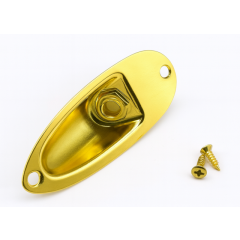 Gold 6.35mm 1/4" Boat style Guitar Jack socket