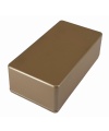 125B Style Aluminum Diecast Enclosure METALLIC DARK CHAMPAGNE