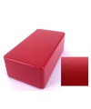 125B Style Aluminum Diecast Enclosure MATTE RED SAND TEXTURE