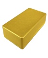 125B Style Aluminum Diecast Enclosure Metallic Golden water texture