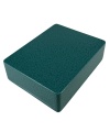 1590BB2 Style Aluminum Diecast Enclosure Emerald Green Hammer