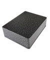 1590BB Style Aluminum Diecast Enclosure SILVER HAMMER