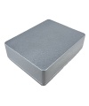 1590BB Aluminum Enclosure 119x94x33mm Metallic Silver water texture