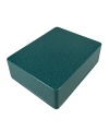 1590BB Style Aluminum Diecast Enclosure Emerald Green Hammer