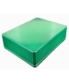 1590BB Style Aluminum Diecast Enclosure METALLIC CANDY GREEN
