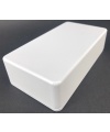 1590B Style Aluminum Diecast Enclosure MATTE WHITE SAND TEXTURE