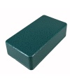 1590B Style Aluminum Diecast Enclosure Emerald Green Hammer