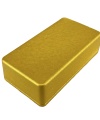 1590B Aluminum Enclosure 112x60x31mm Metallic Golden water texture