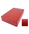 1590DD Style Aluminum Diecast Enclosure MATTE RED SAND TEXTURE