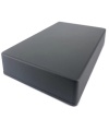 1590DD Style Aluminum Diecast Enclosure MATTE GREY SAND TEXTURE