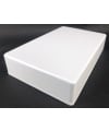 1590DD Style Aluminum Diecast Enclosure MATTE WHITE SAND TEXTURE